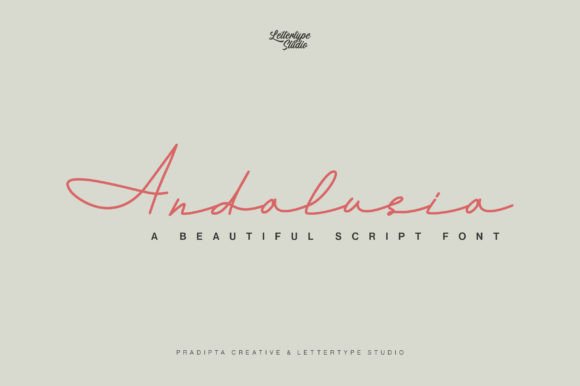 Andalusia: Crafting Brand Elegance with a Sophisticated Script