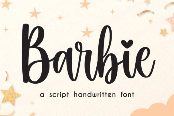 Barbie: A Script Font Blending Sophistication and Playful Charm