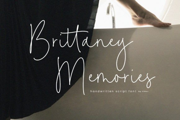 Brittaney Memories: A Handwritten Script Font for Personal Projects
