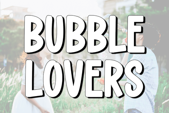 Bubble Lovers: A Script Font for Elegant Design
