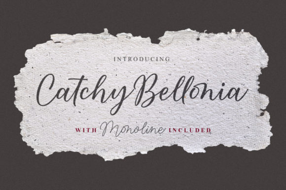 Catchy Bellonia: A Script Font for Modern Branding
