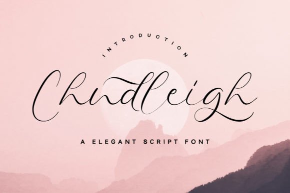 Chudleigh: Crafting Modern Brand Identity with an Elegant Script