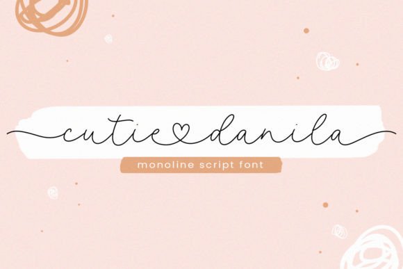 Cutie Danila: A Handwritten Font with a Modern Edge