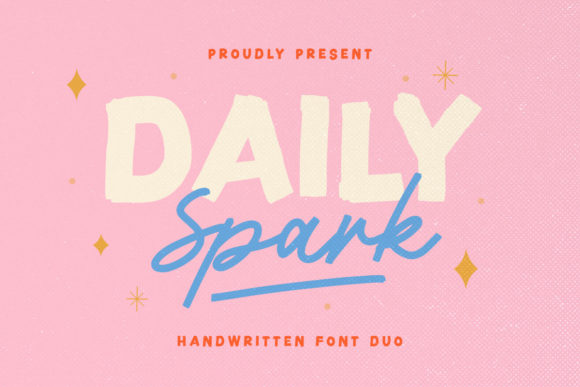 Daily Spark: The Dynamic Font Duo for Authentic Branding