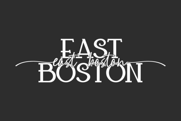 East Boston: A Modern Typeface for Minimalist Branding