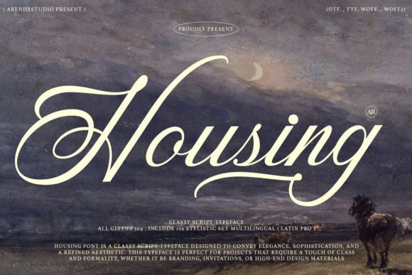 Housing Font: Elegance for Modern Branding