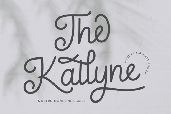 Introducing The Kallyne: A Modern Monoline Script
