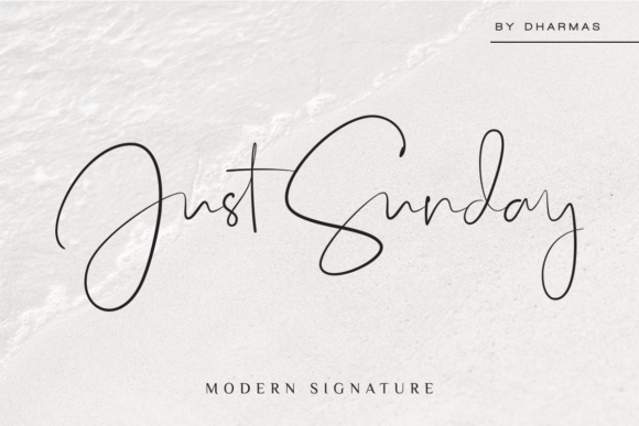 Just Sunday: The Modern Script Font for Elegant Design