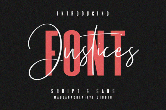 Justices: A Duo Font That Bridges Boldness and Elegance