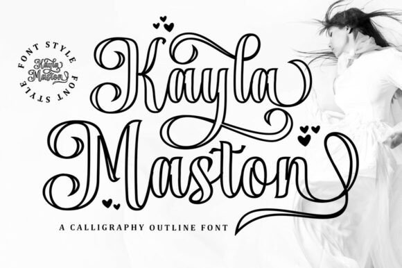 Kayla Maston: Crafting Elegance with This Outline Script