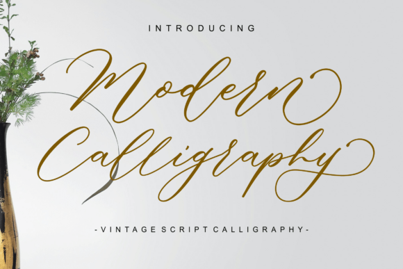 Modern Calligraphy: A Typeface for Timeless Design