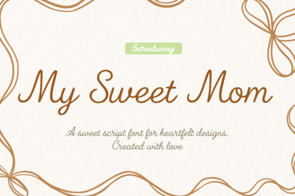 My Sweet Mom: Infusing Designs with Elegant Tenderness