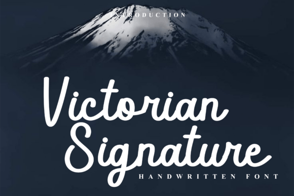 Victorian Signature: A Timeless Handwritten Font for Modern Luxury