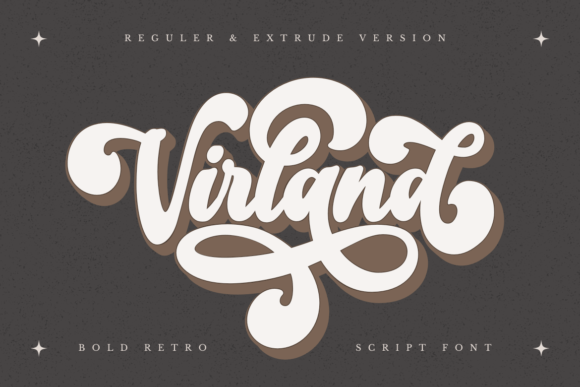 Virland: The Retro Bold Script for Modern Design