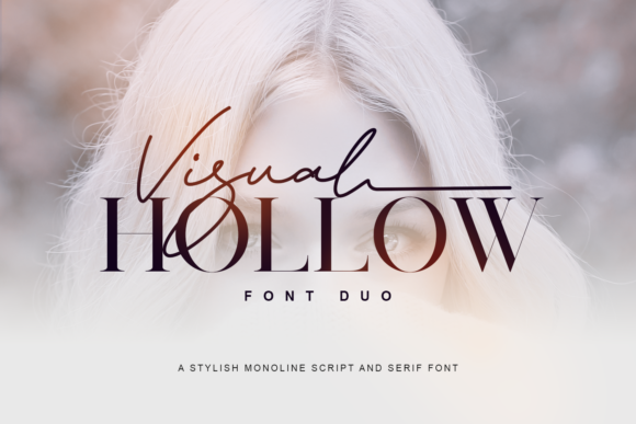 Visual Hollow: A Duo Font for Modern Creatives